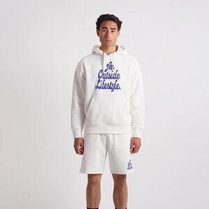 Saturdays NYC The Outside Lifestyle Ditch Hoodie White NEW